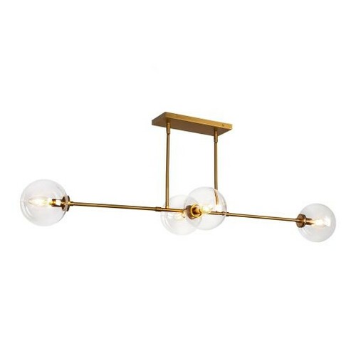 Alora Lighting Cassia 48-Inch Linear Light in Aged Gold by Alora Lighting LP549448AGCL