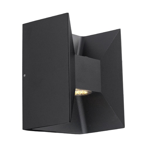 Eglo Lighting Morino Matte Black LED Outdoor Wall Light by Eglo Lighting 200884A