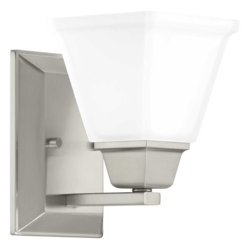 Progress Lighting Clifton Heights Brushed Nickel Sconce by Progress Lighting P300158-009