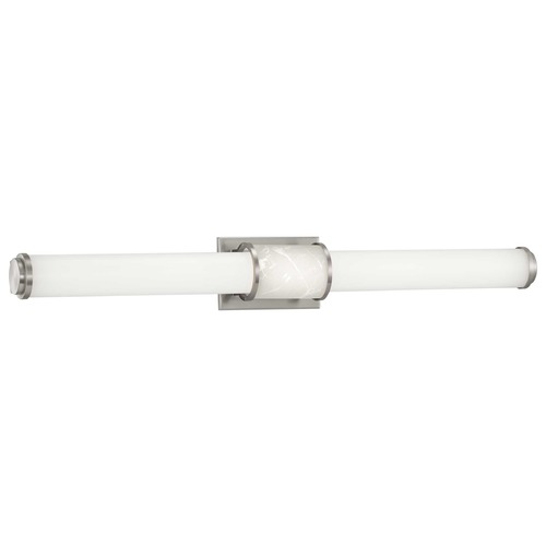 Progress Lighting Phase 1.2 LED Brushed Nickel Bathroom Light 3000K by Progress Lighting P300206-009-30