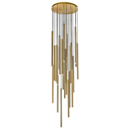 Avenue Lighting Filmore Ave. 25-Light Antique Brass LED Multi-Light Pendant by Avenue Lighting HF2800-AB