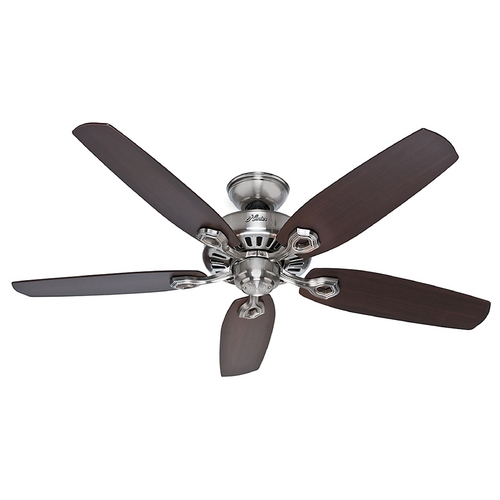 Hunter Fan Company Builder Elite Brushed Nickel Fan by Hunter Fan Company 53241