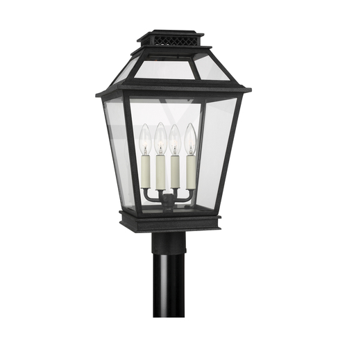 Visual Comfort Studio Collection Chapman & Meyers 21.50-Inch Falmouth Dark Weathered Zinc Post Top Lantern by Visual Comfort Studio CO1064DWZ