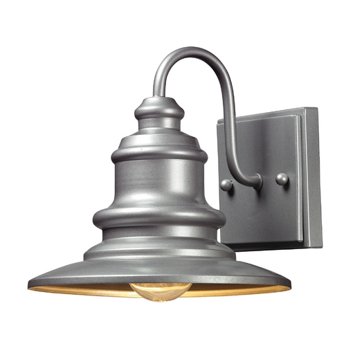 Elk Lighting LED Outdoor Wall Light in Matte Silver Finish 47020/1-LED