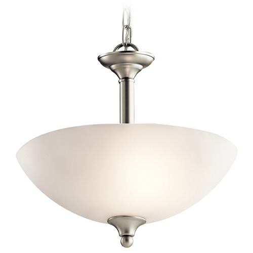 Kichler Lighting Jolie 15-Inch Pendant in Brushed Nickel by Kichler Lighting 43641NI