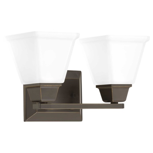 Progress Lighting Clifton Heights Antique Bronze 2-Light Bathroom Light by Progress Lighting P300159-020