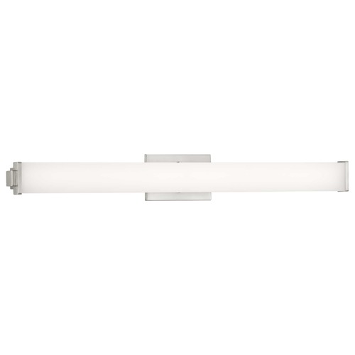 Progress Lighting Phase 2.1 LED Brushed Nickel Bathroom Light 3000K by Progress Lighting P300209-009-30