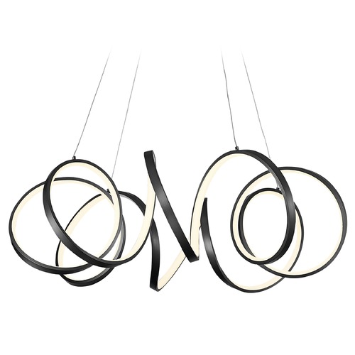 Kuzco Lighting Synergy Black LED Chandelier by Kuzco Lighting CH93834-BK