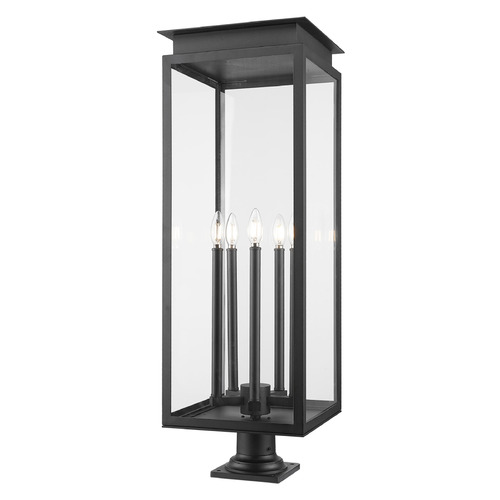 Z-Lite Z-Lite Nova Black Pier Mount Light 5018PHXLR-533PM-BK