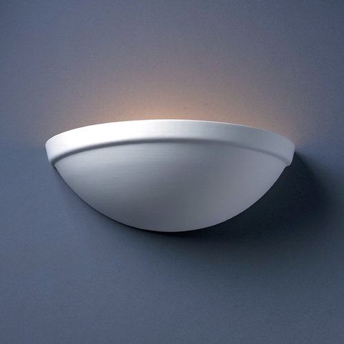 Justice Design Group Sconce Wall Light in Bisque by Justice Design Group CER-2050-BIS