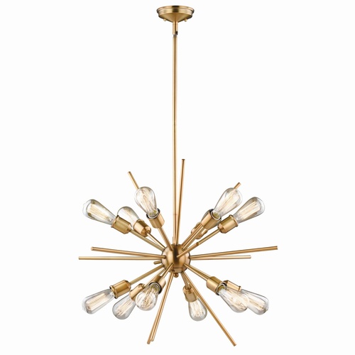 Vaxcel Lighting Estelle 27.50-Inch Pendant in Natural Brass by Vaxcel Lighting P0228