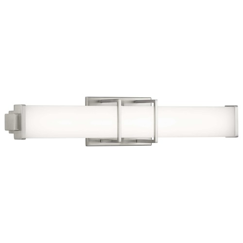 Progress Lighting Phase 2.2 LED Brushed Nickel Bathroom Light 3000K by Progress Lighting P300211-009-30