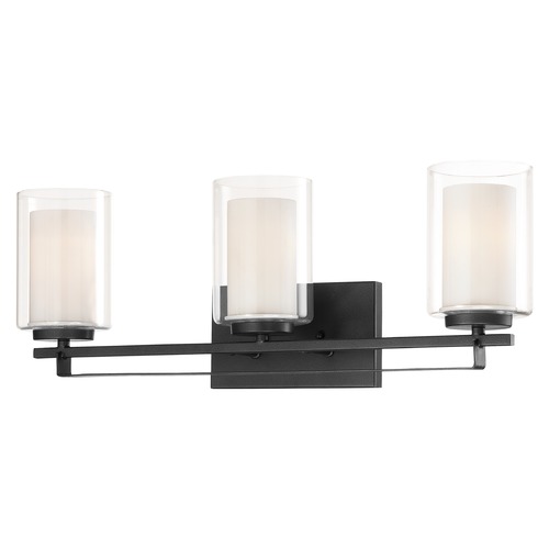 Minka Lavery Parsons Studio Sand Coal Bathroom Light by Minka Lavery 6103-66