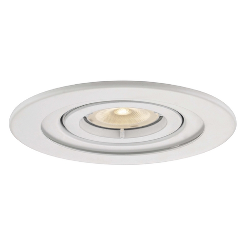 Recesso Lighting by Dolan Designs Adjustable Elbow Trim for 4-Inch Low Voltage Recessed Housings T412-WH