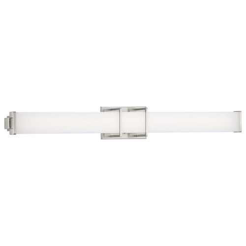 Progress Lighting Phase 2.2 LED Brushed Nickel Bathroom Light 3000K by Progress Lighting P300212-009-30