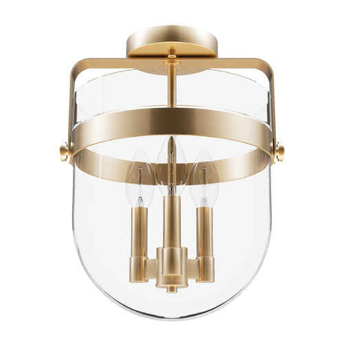 Hunter Fan Company Hunter Fan Company Karloff Alturas Gold Semi-Flushmount Light 19837