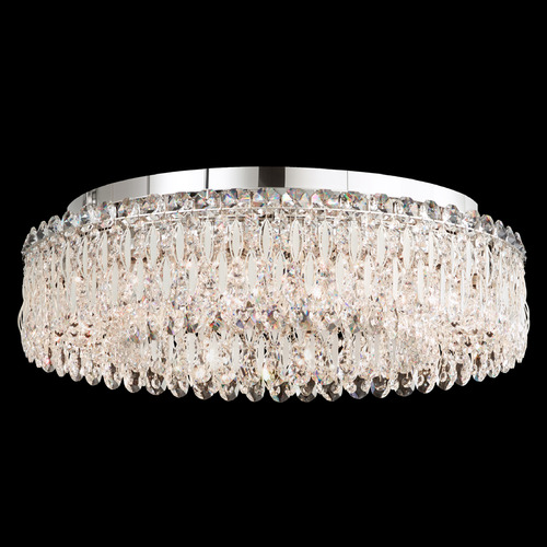 Schonbek Lighting Schonbek Worldwide Lighting Sarella White Flushmount Light RS8347N-06R