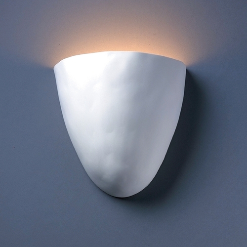 Justice Design Group Sconce Wall Light in Bisque by Justice Design Group CER-2150-BIS