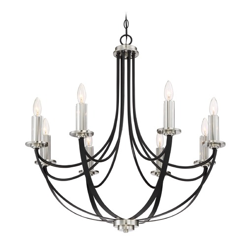 Quoizel Lighting Alana Mystic Black Chandelier by Quoizel Lighting ANA5008K