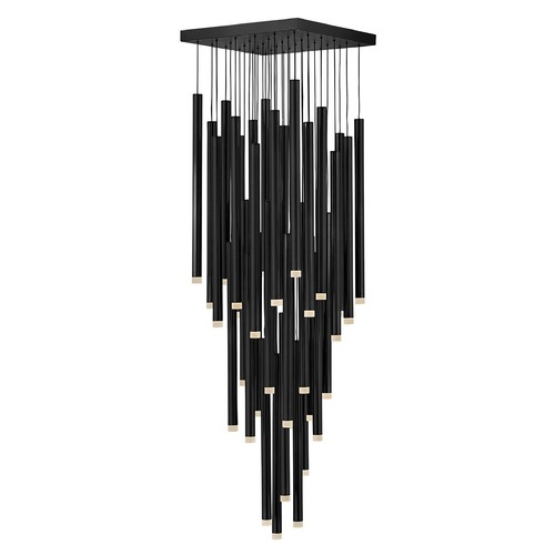 Fredrick Ramond Harmony Black LED Multi-Light Pendant by Fredrick Ramond FR49908BLK