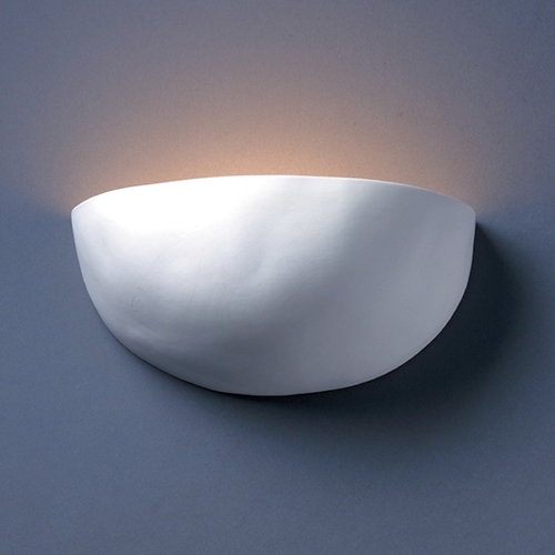 Justice Design Group Sconce Wall Light in Bisque by Justice Design Group CER-2190-BIS
