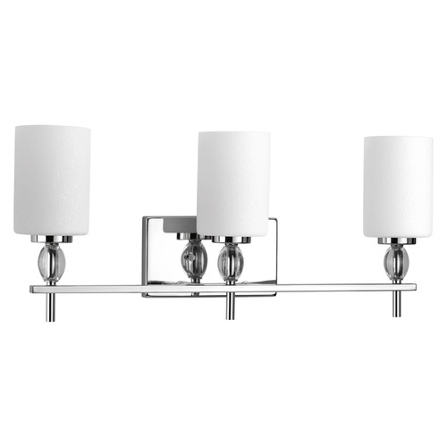 Progress Lighting Chrome 3-Light Bath Light by Progress Lighting P2776-15