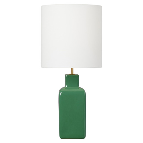 Visual Comfort Studio Collection Anderson Large Table Lamp in Green & Brass by Visual Comfort Studio KST1171CGR1