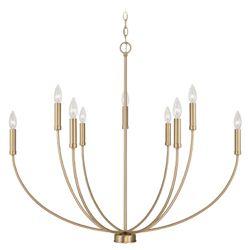 HomePlace by Capital Lighting Homeplace By Capital Lighting Ansley Aged Brass Chandelier 452191AD