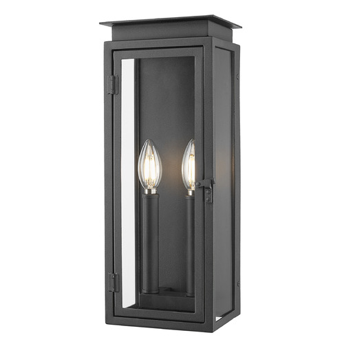Z-Lite Z-Lite Nova Black Outdoor Wall Light 5018S-BK