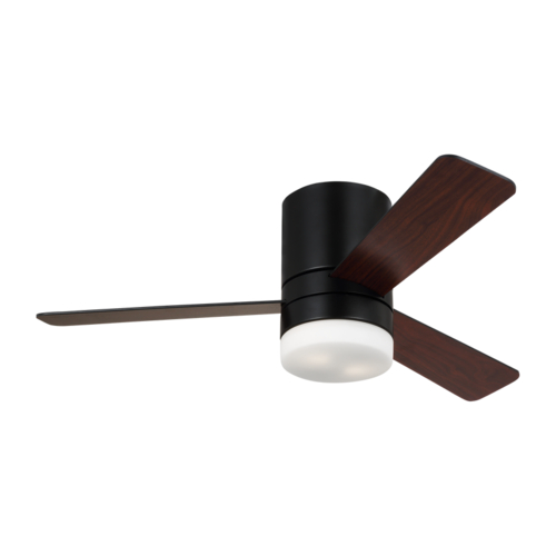Generation Lighting Fan Collection Era 44-Inch Hugger LED Fan in Black by Generation Lighting Fan 3ERHR44MBKD