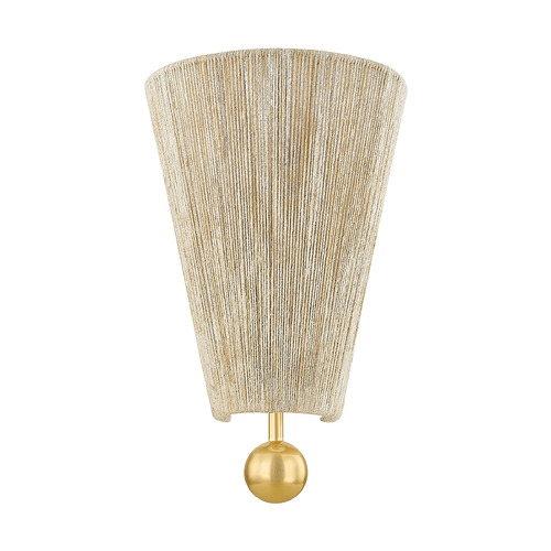 Mitzi by Hudson Valley Mitzi By Hudson Valley Dabito Song Aged Brass LED Sconce H682101-AGB