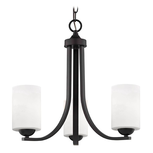 Design Classics Lighting Bronze Chandelier 5843-220 GL1028C