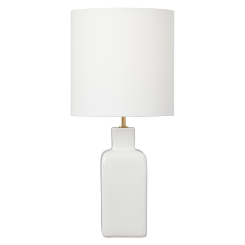 Visual Comfort Studio Collection Anderson Large Table Lamp in White & Brass by Visual Comfort Studio KST1171NWH1