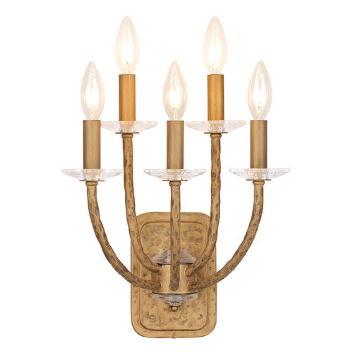 Minka Lavery Atella 5-Light Wall Sconce in Ashen Gold by Minka Lavery 5285-788