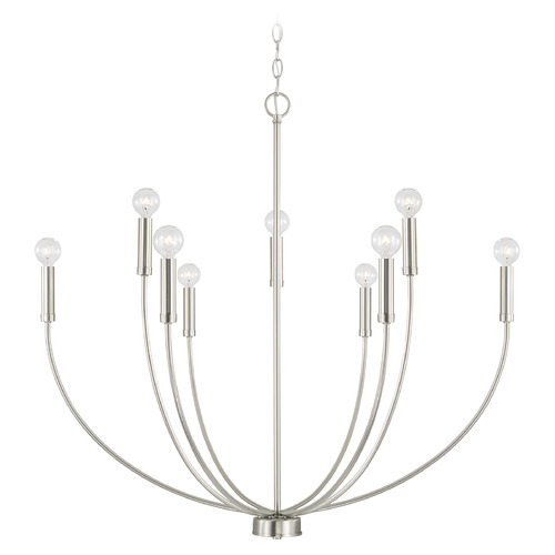 HomePlace by Capital Lighting Homeplace By Capital Lighting Ansley Brushed Nickel Chandelier 452191BN