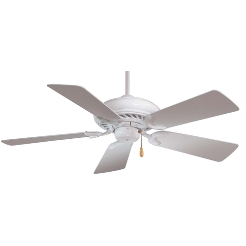 Minka Aire Supra 44-Inch Fan in White by Minka Aire F563-WH