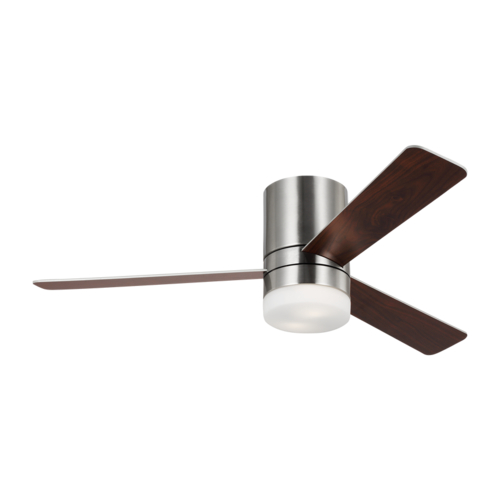 Generation Lighting Fan Collection Era 52-Inch Hugger LED Fan in Brushed Steel by Generation Lighting Fan 3ERHR52BSD