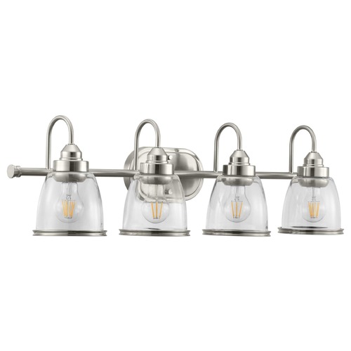 Progress Lighting Saluda Brushed Nickel 4-Light Bathroom Light by Progress Lighting P300181-009