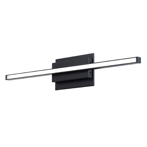 WAC Lighting Parallax 24-Inch Vanity Light in Black 3CCT by WAC Lighting WS-73124-BK