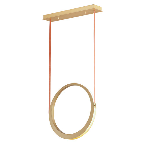 ET2 Lighting Tether LED Pendant in Natural Aged Brass by ET2 Lighting E24081-NAB