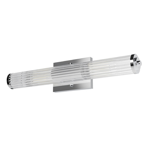 Hunter Fan Company Hunter Fan Company Holly Grove Chrome Vertical Bathroom Light 19935