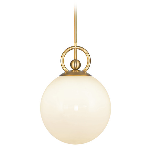 Alora Lighting Alora Lighting Fiore Brushed Gold Mini-Pendant Light with Globe Shade PD407910BGGO