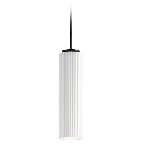 ET2 Lighting Pleat LED Plaster Pendant in Black by ET2 Lighting E25038-WTBK