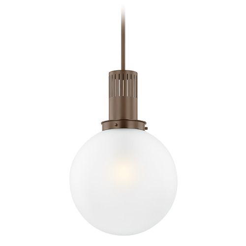 Troy Lighting Troy Lighting Tobias Bronze LED Pendant Light with Globe Shade F4616-BRZ