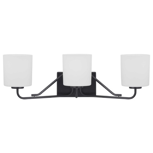 Progress Lighting Tobin Black 3-Light Bathroom Light by Progress Lighting P300220-031