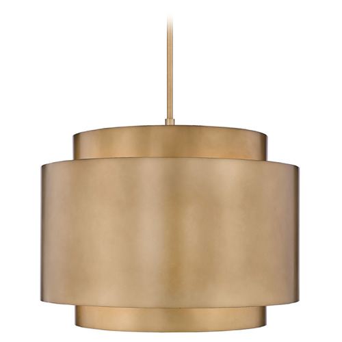 Z-Lite Harlech Rubbed Brass Pendant by Z-Lite 739P32-RB