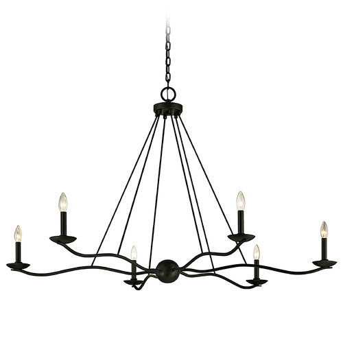 Troy Lighting Troy Lighting Sawyer Forged Iron Chandelier F6306-FOR