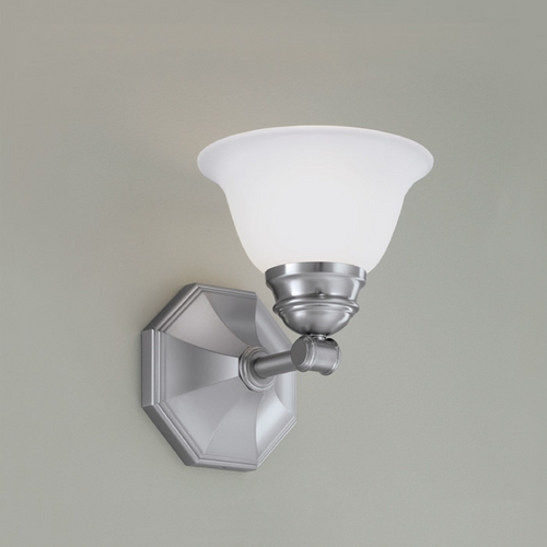 Norwell Lighting Kathryn Brush Nickel Sconce 8941-BN-FR