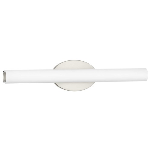 Progress Lighting Parallel LED Brushed Nickel Bathroom Light 3000K by Progress Lighting P300183-009-30