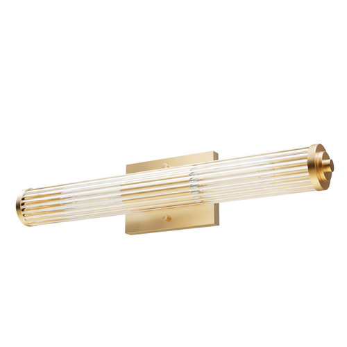 Hunter Fan Company Hunter Fan Company Holly Grove Alturas Gold Vertical Bathroom Light 19939